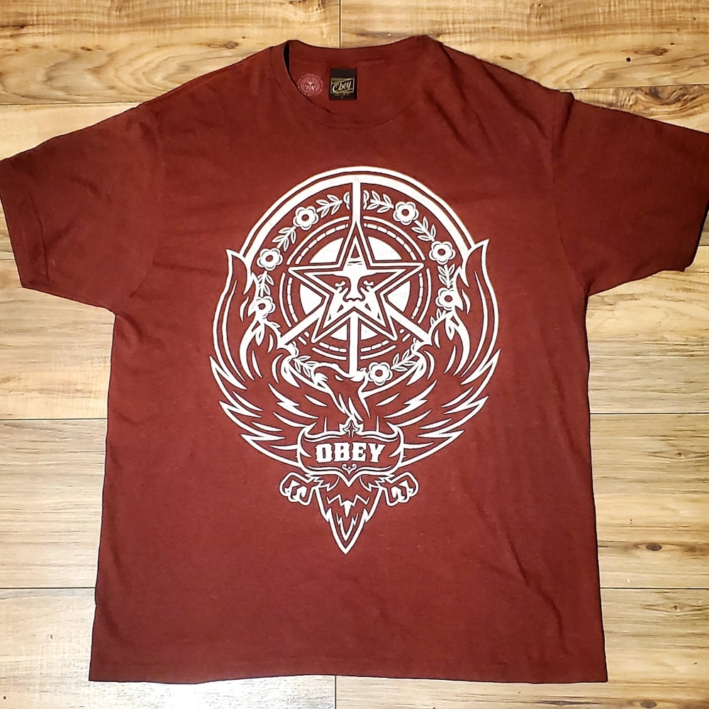 OBEY "Pheonix crest" T-shirt